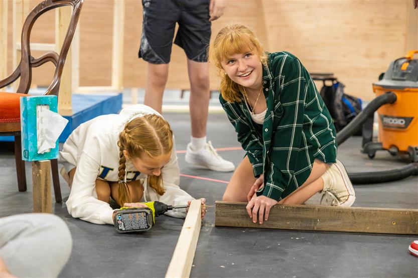 Students participate in fine arts classes
